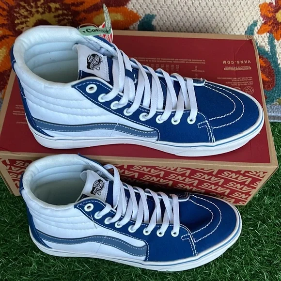 Vans Comfycush Sk8-Hi Tri-Tone True Blue/Moon Men’s sneakers - Picture 5 of 16